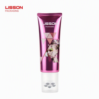Tube de massage à bille pour soins du visage et des yeux, vide, 60 ml, 100 ml, avec logo personnalisé, pour crème, avec 5 billes de massage