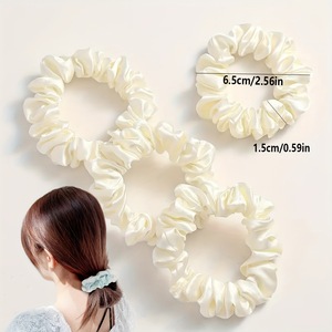 New Simple Solid Color Fabric Exaggerated <b>Headband</b> Exquisite Women's High Elasticity Ponytail <b>Headband</b> Wholesale Jewelry Trendy - Product Image 3