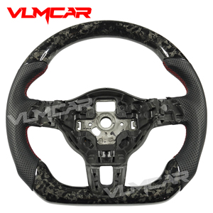 Volante de fibra de carbono personalizado, para VW Golf6/ MK6/Scirocco/Magotan/Polo/<span class=keywords><strong>Bora</strong></span> - Product Image 1