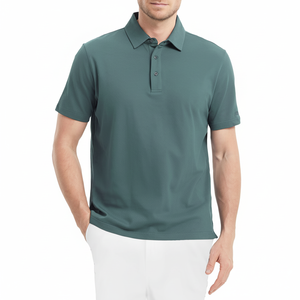 เสื้อโปโลผ้าฝ้ายผ้าคอตตอนผสมความชื้น wicking Moq 30พิมพ์แบบเต็มรูปแบบเสื้อกอล์ฟ100% โพลีเอสเตอร์พิมพ์ซับลิเมชัน - Product Image 1