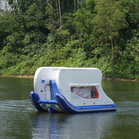 Bateau à moteur gonflable Moteur électrique Canot de pêche gonflable Bateau gonflable PVC Matériel 100-500kg Capacité pour SeaSightseeing