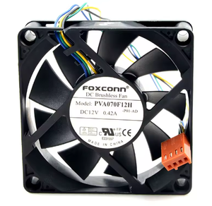 ฟ็อกซ์คอน PVA070F12H DC12V 0.42A 70*70*20 มม.7 ซม.แบรนด์เดิมใหม่สี่สายควบคุมอุณหภูมิพัดลมระบายความร้อนแชสซี - Product Image 2