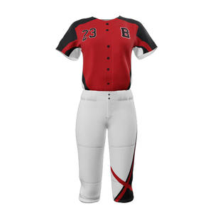 Uniforme de Softbol Juvenil de Diseño Personalizado, Colores Personalizados, Conjunto de Uniforme de Béisbol de Alta Calidad, Uniforme Deportivo de Softbol para Mujer - Product Image 1
