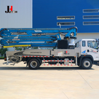 JIUHE Chine Pompe à Béton Enchères Schwing Pompe à Béton Cylindre Mini Béton 36m Béton Boom Pompe Camion