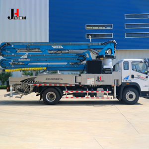 JIUHE China Bomba De Concreto Leilão <span class=keywords><strong>Schwing</strong></span> Bomba De Concreto Cilindro Mini Concreto 36m Boom Bomba Caminhão - Product Image 2