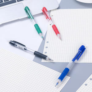 Crayon mécanique personnalisé pour enfants, couleur pastel, avec grip en caoutchouc souple et gomme en plastique pour l'écriture - Product Image 4