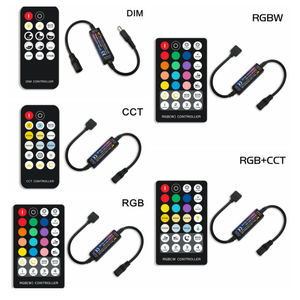 5V 30W 12V 72W 24 144W Dimmable mờ CCT RGB RGBW RGB + CCT RF mini Led điều khiển - Product Image 3