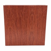 Plaque de plafond décorative en aluminium imitation bois, système clip-in pour grille dissimulée, résistante à l'humidité, pour restaurant, hôtel, bureau