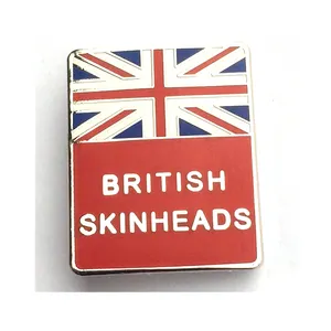 Espana Skinhead bandera esmalte placa Mod Vespa Lambretta Scooter