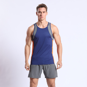 Fashion Men's <span class=keywords><strong>gym</strong></span> sports vest slim fit tank tops custom singlet Training Vest - Product Image 5