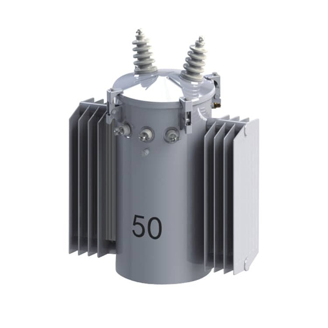 Compact 7.6kv 25kva 50/60Hz 480V 69kV Pole Top Single Phase Transformer for Urban Streets