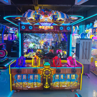Machine de jeu d'arcade de tir simulateur de divertissement, machine de jeu vidéo à monnayeur pour 4 joueurs
