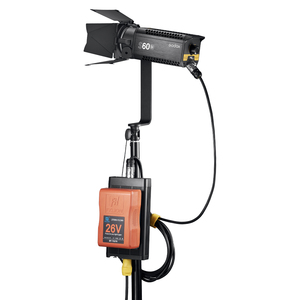 <span class=keywords><strong>Godox</strong></span> S60bi <span class=keywords><strong>60W</strong></span> Focus Continuous Adjustable LED Photography Spotlight Light With Barn Door for Professional Light - Product Image 2