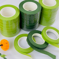 Cinta para Ramos de Flores en Oferta, Cinta Floral Verde Impermeable de Material PE, para Envolver Estambres, Decoración Floral DIY, Regalo de Boda, Dulces