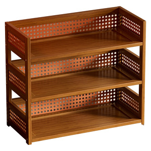 Multi Tiered Storage <b>Shelf</b> 3 Floors <b>Small</b> Tall <b>Shelf</b> For <b>Kitchen</b> Utensils Coffee Cups Water Cups Tea Set Desk Organizer - Product Image 1