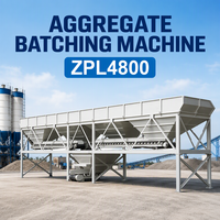 Centrale à béton Haigang 4800L avec contrôle automatique PLC, productivité 320m/h, moteur et engrenages pour usage commercial