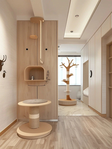 Aménagement intérieur personnalisé pour café, mobilier moderne pour café, étagères en bois, comptoir, aménagement de boutique - Product Image 3
