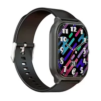 Montre connectée Y16 avec modes multisports, tracker d'activité 2,01 pouces, appels Bluetooth, étanche, compatible avec l'application Da Fit pour hommes et femmes
