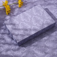 Grande boîte cadeau personnalisable avec couvercle, en carton blanc, de forme rectangulaire, impression offset pour foulards, pyjamas, chemises, emballage de bougies