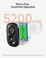 Caméra Wifi sans fil miniature CINMOORE 4MP pour extérieur, caméra HD avec batterie interne 5200mAh, alimentation solaire, longue autonomie, caméra CCTV