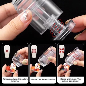 Grattoir à ongles pour <span class=keywords><strong>manucure</strong></span> française avec spatule de nettoyage amovible, outils pour le retrait des colle et des autocollants, accessoires pour nail art - Product Image 3