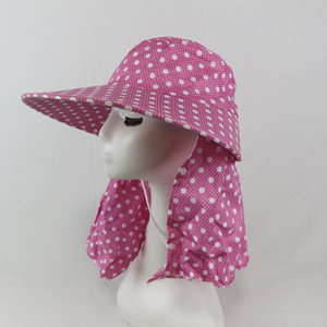 Sombrero tipo pescador con máscara facial desmontable, protección solar y protector de cuello para mujer, para exteriores, primavera y verano, tela de poliéster transpirable - Product Image 3