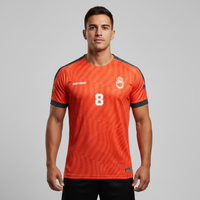Setelan Jersey Sepak Bola HOSTARON Club Blank Jersey Dewasa, Bernapas, Cepat Kering, Seragam Sepak Bola, Kaos Sepak Bola dengan Cetak