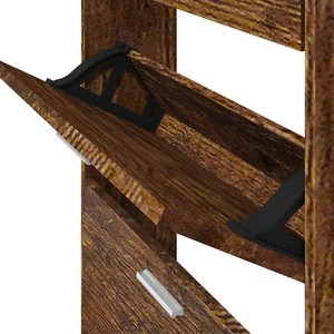 Zapatero moderno de 4 capas de alta calidad personalizado para el hogar dormitorio Hotel y apartamento uso hecho de madera - Product Image 2