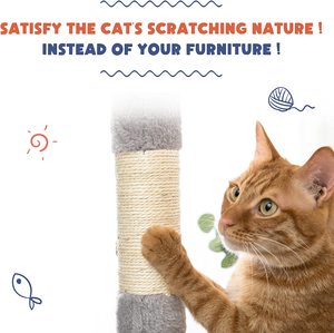 Venta al por mayor: Nuevo diseño de árboles rascadores de seguridad de felpa, torres, muebles de madera y árboles de sisal para gatos. - Product Image 2