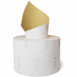 กระดาษทรายม้วนแบบลอกออกได้ Fervi สำหรับงานขัดแบบหล่อลื่นในตัว ขนาด P150 ผลิตในอิตาลี รุ่น RSA115/25/320 - Product Image 2