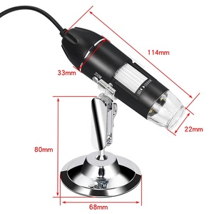 50X-1000X 전자 돋보기 AV/TV 휴대용 디지털 현미경 금속 스탠드 - Product Image 5