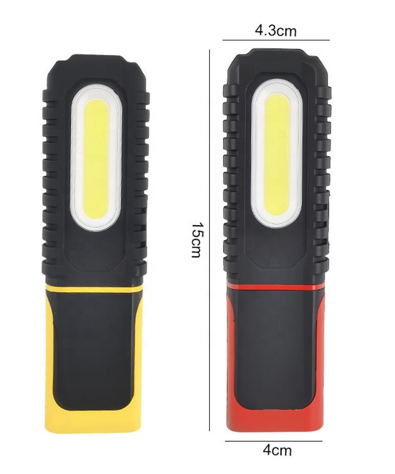 Led Flashlight Outdoor Strong Light Charging Bright Long-lasting Portable Emergency Multi-function Cob Work Lamp Wholesale