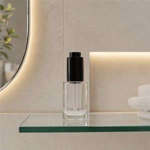 Botella de Vidrio Transparente de Lujo Personalizada con Gotero, 30 ml, para Aceite para Barba, Sérum Capilar y Cuidado de la Piel, MOQ Bajo - Product Image 2