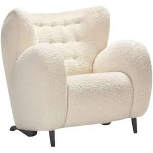 싱글 소파 라이트 럭셔리 북유럽 인 거실 양고기 벨벳 라운지 의자 홈 디자이너 중세 소파 의자