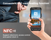 Colector de Datos Portátil Industrial PDA con Precio de Fábrica, Escáner de Código de Barras de Mano, PDA Android 13 con NFC, UHF, RFID, 4G, 4GB de RAM para Almacén