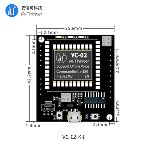 Ai-Thinker NUEVO Kit VC-02 Basado en el Módulo VC-02 con Reconocimiento de Voz Fuera de Línea para Hogar Inteligente - Product Image 4