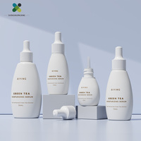 Vente en gros de flacons compte-gouttes en PE blancs de 5 ml, tubes souples pour échantillons d'essences, avec bouchon à bec verseur, étanches, pour soins personnels