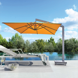 Manivela de repuesto de paraguas de aluminio para <span class=keywords><strong>Patio</strong></span> impermeable para Hotel muebles de exterior almacén de parque - Product Image 3