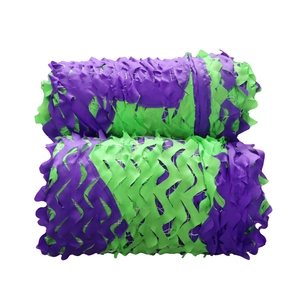 <span class=keywords><strong>Filet</strong></span> de <span class=keywords><strong>camouflage</strong></span> simple couche VANDA en polyester violet et vert, taille personnalisable pour la décoration extérieure - Product Image 2