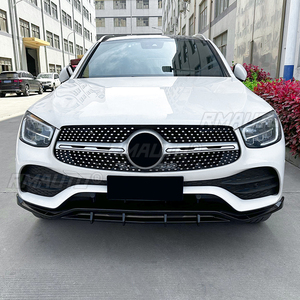 Spoiler de pare-chocs avant pour Mercedes-Benz GLC-Class X253 GLC200 260 300 2020-2022 AMG, protection de pare-chocs, lame inférieure, séparateur - Product Image 4