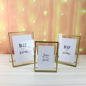 Ameublement personnalité décoration créative décoration fer Art géométrique <span class=keywords><strong>verre</strong></span> métal <span class=keywords><strong>cadre</strong></span> <span class=keywords><strong>Photo</strong></span> tridimensionnel - Product Image 6