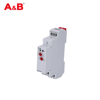 Relais temporisé modulaire miniature haute efficacité 1 NO à temporisation à l'activation ABT8-B2 AC/DC 12-240V 16A pour pompe, interrupteur de temporisation scellé