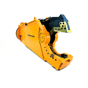 Cisaille hydraulique à ferraille Soosan SS06A pour excavatrice de 12 à 18 tonnes, cisaille de démolition rotative à 360° à bec d'aigle pour la découpe de l'acier - Product Image 1