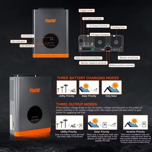 Sistema de Almacenamiento de Energía Doméstico en Stock en la UE, POW-RELAB 10KE 10KW 48Vdc 220Vac MPPT Solar 16.179KWh 51.2V Iones de Litio 50/60Hz - Product Image 4