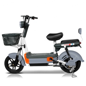 New Women's 14-Inch Adult Electric <b>Bicycle</b> with 350W Brushless Motor Detachable 48V Battery Electronic Scooter - Product Image 5