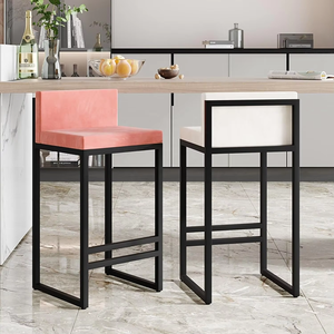 Modern Metal Bar <b>Stool</b> Sturdy Aluminum Frame Water Resistant for Hotel Dining <b>Outdoor</b> Kitchen Islands Commercial Restaurant - Product Image 6