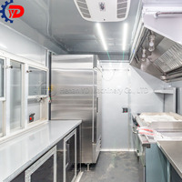 Taco Food Van Waffle House Camion de crème glacée halal Donut Cookies Kiosque Hot Dog Cart Restaurant mobile à vendre