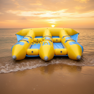 Bateau banane gonflable personnalisé pour jeux de <span class=keywords><strong>plage</strong></span>, sports nautiques, bateau banane gonflable pour la mer, bateau banane gonflable Fly Fish à vendre - Product Image 4