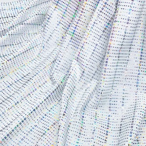 Cổ Rất Nhiều Long Lanh Đầy Màu Sắc Ba Chiều <span class=keywords><strong>Sequin</strong></span> Chấm Kim Loại Lá Đàn Hồi Polyamide Spandex Vải Hiệu Suất Đồ Bơi Vải - Product Image 4