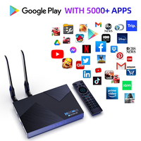 TV Box 8K H96Max V58, Quad-core, 4GB RAM, Android 12, Smart TV Box 4K con WiFi 2.4G/5GHz, LAN 1000M, Alto Rendimiento RK3588
